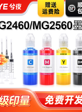 兮夜适用佳能PG-645墨水黑彩色MG2460 2560 2960 2965 TS206 306 3160打印机原装墨盒MX496 TR4560  CL-646