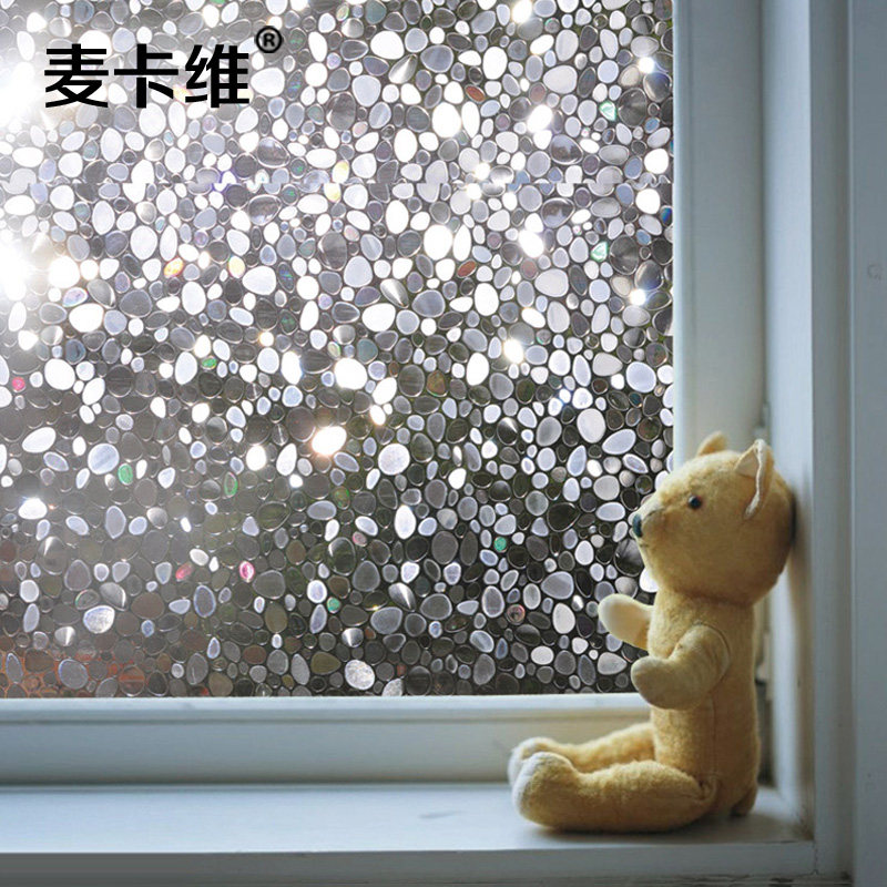 遮光窗户玻璃贴膜立体浴室卫生间透光不走光窗贴纸