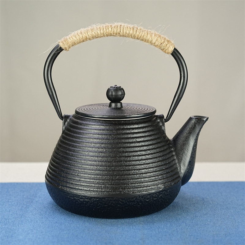 简约日式风煮泡茶壶手工铸铁艺壶茶壶铁茶壶电陶炉茶具饰品