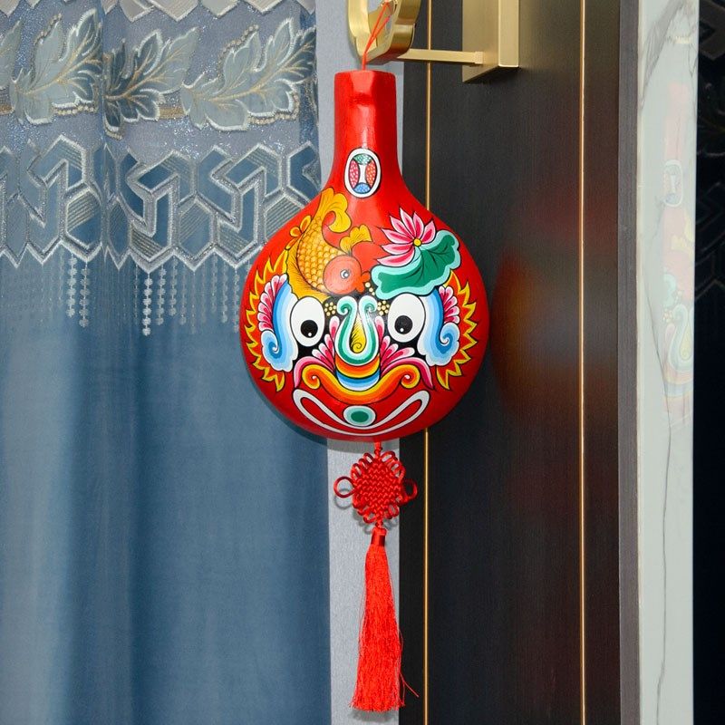 手工绘画京剧社火马勺脸谱装饰挂件餐饮装修民俗中国风特色礼品
