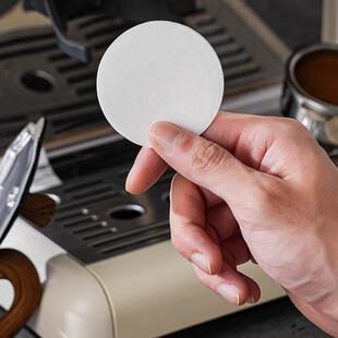 圆形咖啡滤纸51 56 58mm滤纸二次分水粉碗过滤纸咖啡机摩卡壶滤纸