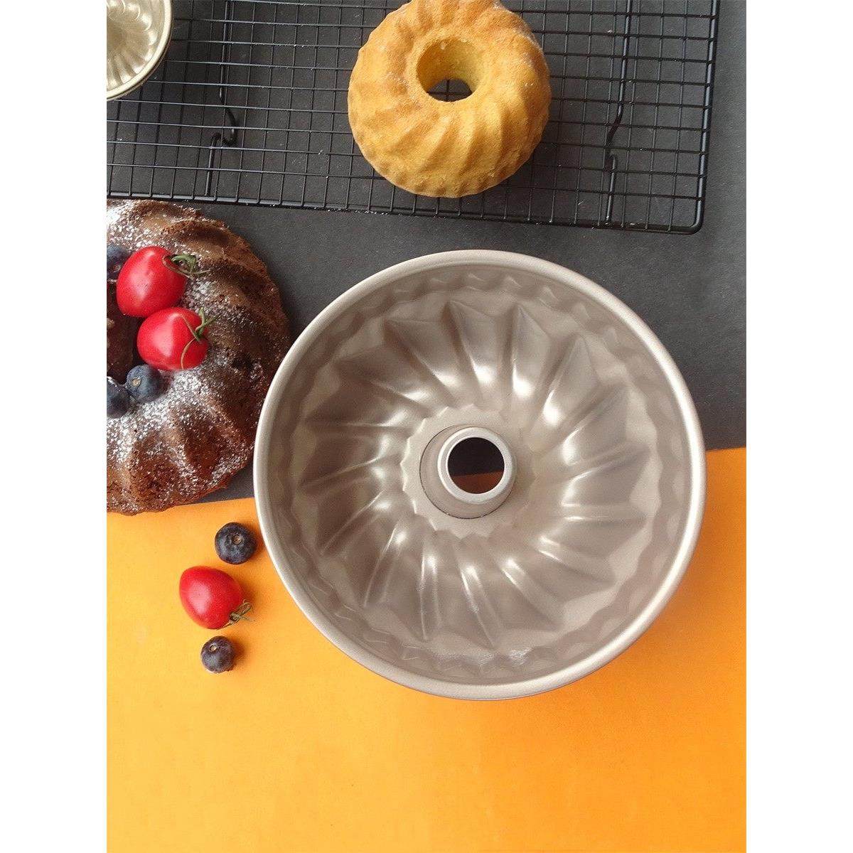 7寸咕咕霍夫模菠萝中空萨瓦林戚风蛋糕模具烤盘烤箱用烘焙模具