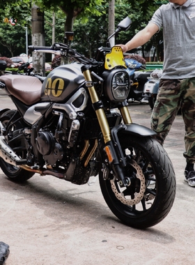 适用无极300AC/500AC/525AC改装风挡复古小风挡攀爬风格专车专用