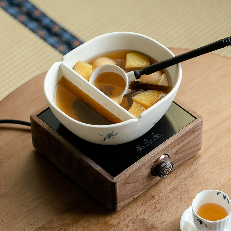 拓土中式围炉煮茶器古法煮茶碗勺家用煮茶器煮茶壶盆电陶炉煮茶炉,餐饮具,煮茶炉,淘宝优惠券,粉丝福利购,淘宝优惠卷