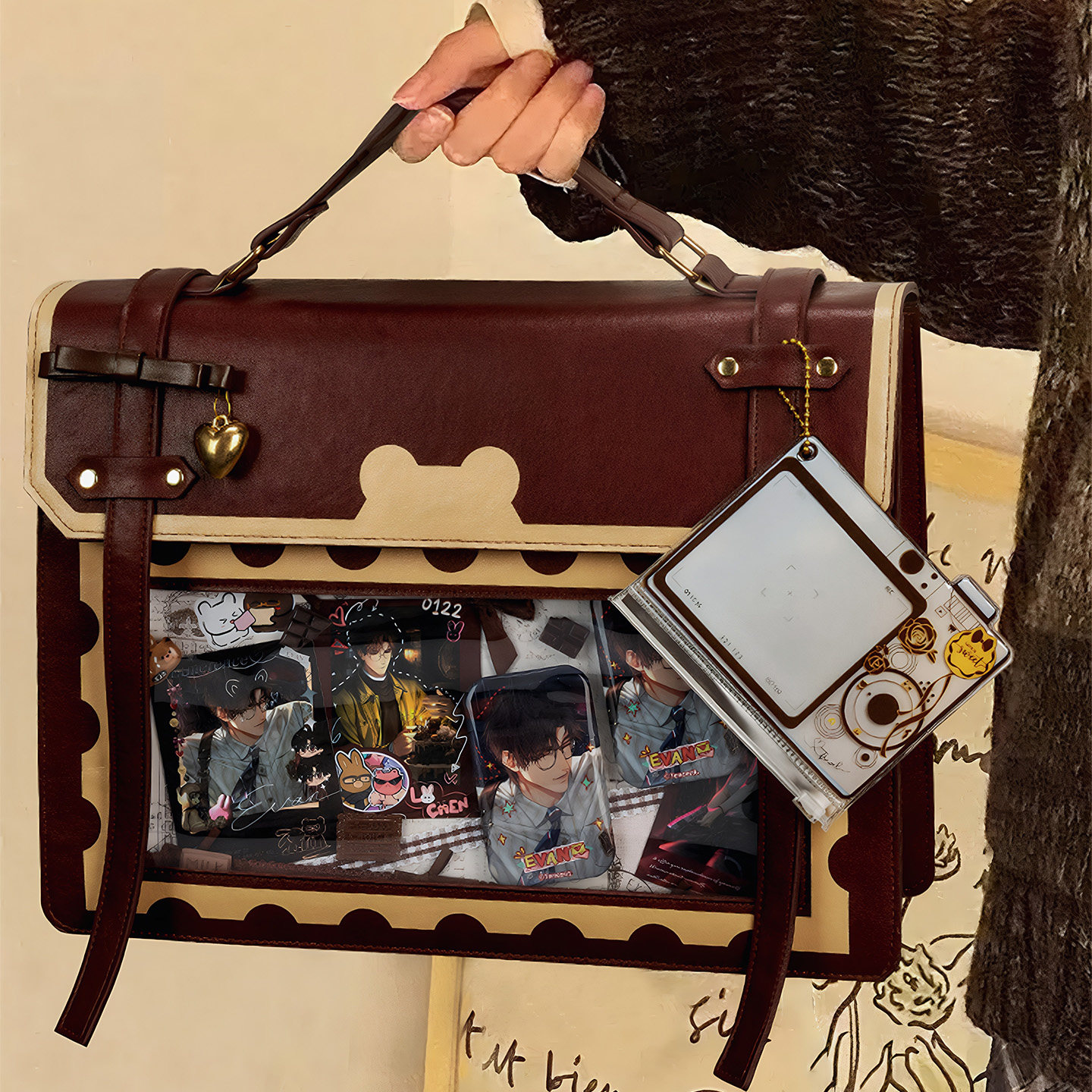 小食量JK制服痛包斜挎学院风大容量托特包二次元周边吧唧包包女,箱包皮具/热销女包/男包,托特包,淘宝优惠券,粉丝福利购,淘宝优惠卷