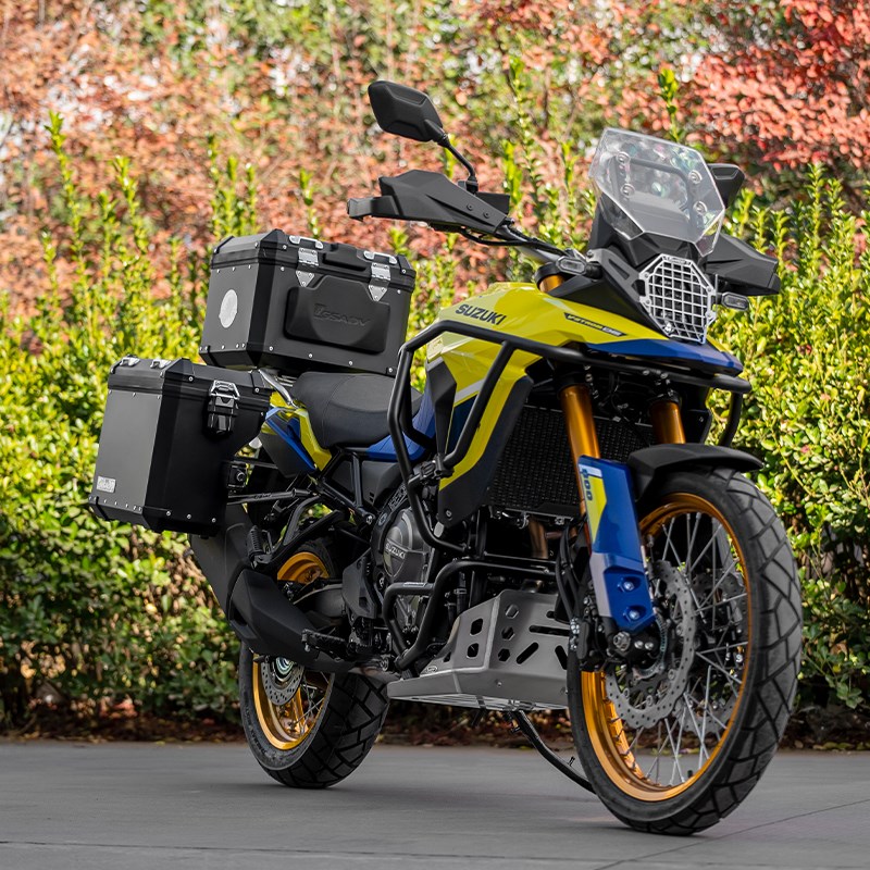 GSADV适用铃木V-Strom800DE三箱边箱尾箱护杠改装件铝合金不锈钢