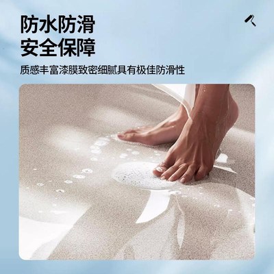 环氧彩砂自流平h水泥地面地坪漆仿大理石瓷砖防滑耐磨家用树脂油