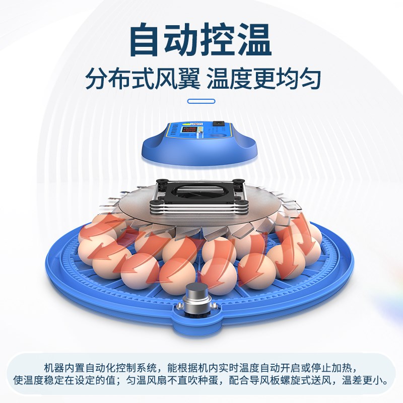 孵蛋器孵化器小型家用智能全自动电热工具