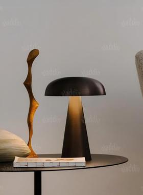 丹麦Como SC53蘑菇台灯便携式充电北欧中古书房装饰氛围感床头灯