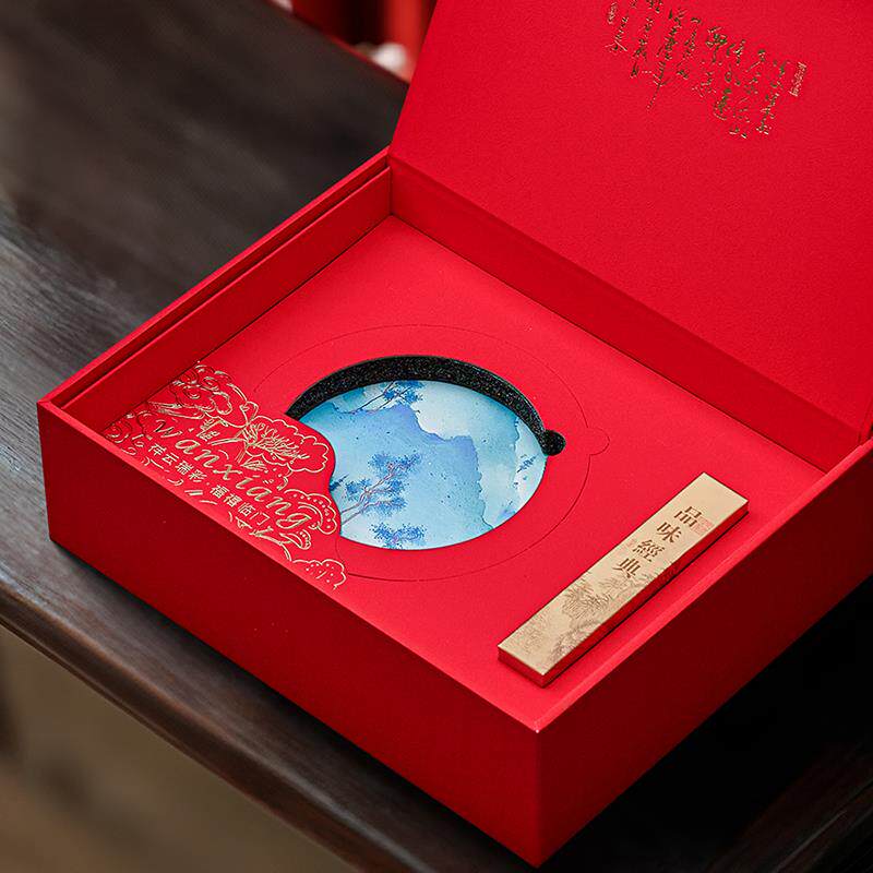 普洱茶叶礼盒空盒通用200g357g茶饼收纳盒茶盒单饼茶叶包装盒空礼