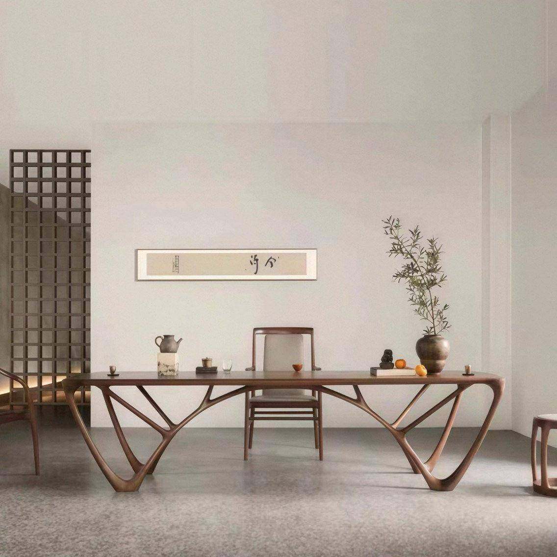 新中式黑胡桃木宋代禅意茶室客厅办公室别墅大平层实木茶台茶桌款,住宅家具,家用茶台/茶桌,淘宝优惠券,粉丝福利购,淘宝优惠卷