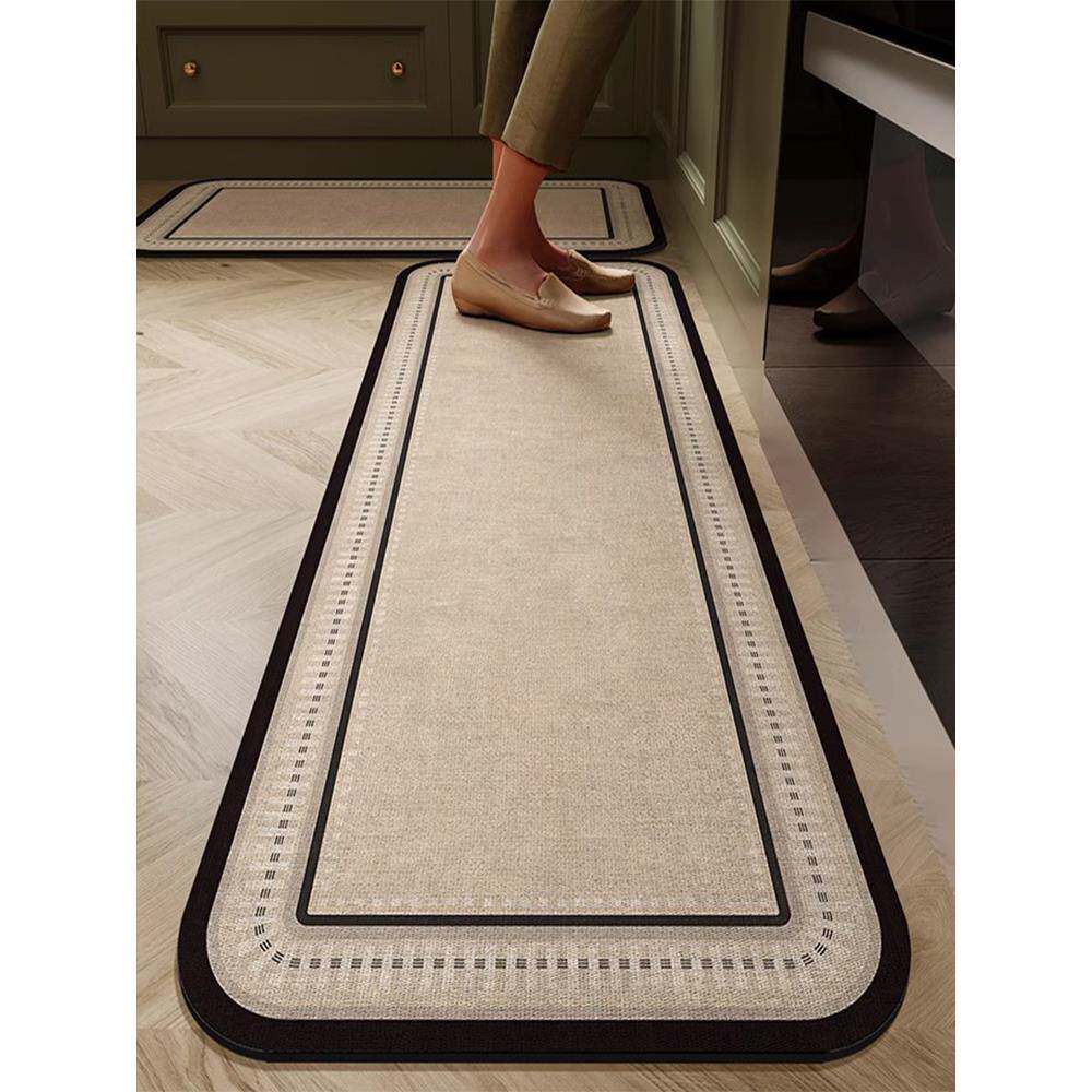 德国FZY厨房地垫硅藻泥可擦免洗防滑耐脏加厚地毯吸油吸水垫子