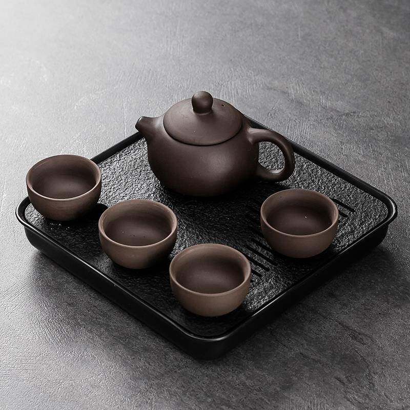紫砂壶功夫茶具整套小型家用宿舍酒店茶壶带茶盘套装茶杯办公茶具