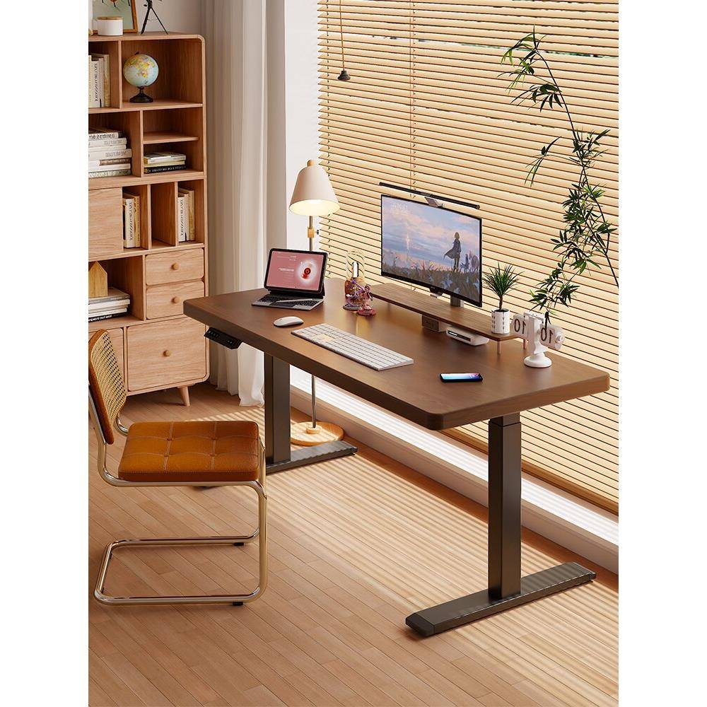 电动升降桌电脑桌卧室家用智能书桌电竞桌办公桌可升降桌子工作台