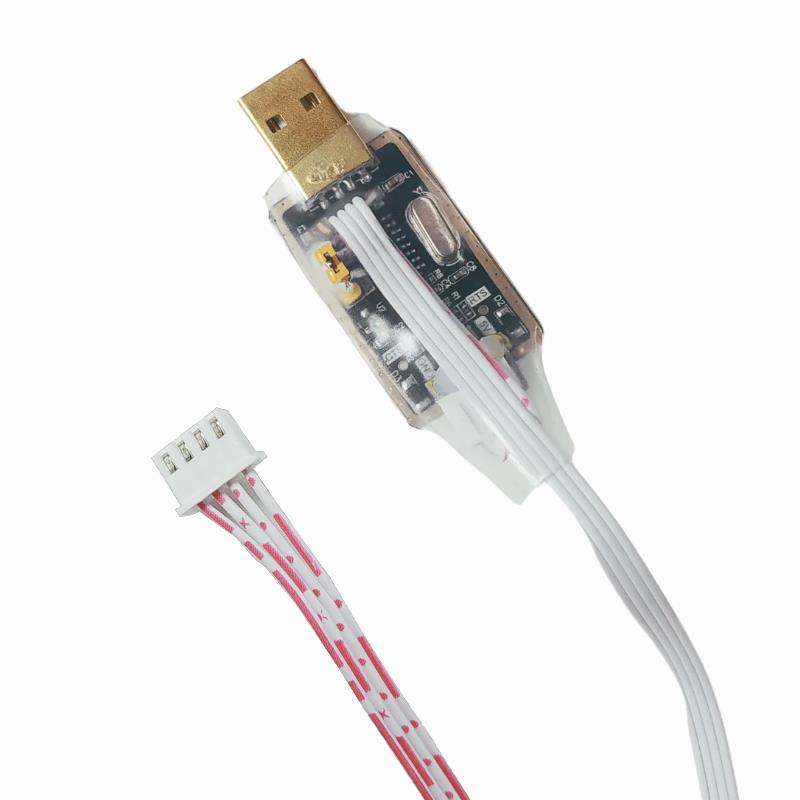 USB转TTL下载线 微型PLC工控板专用模块防静电抗拉扯