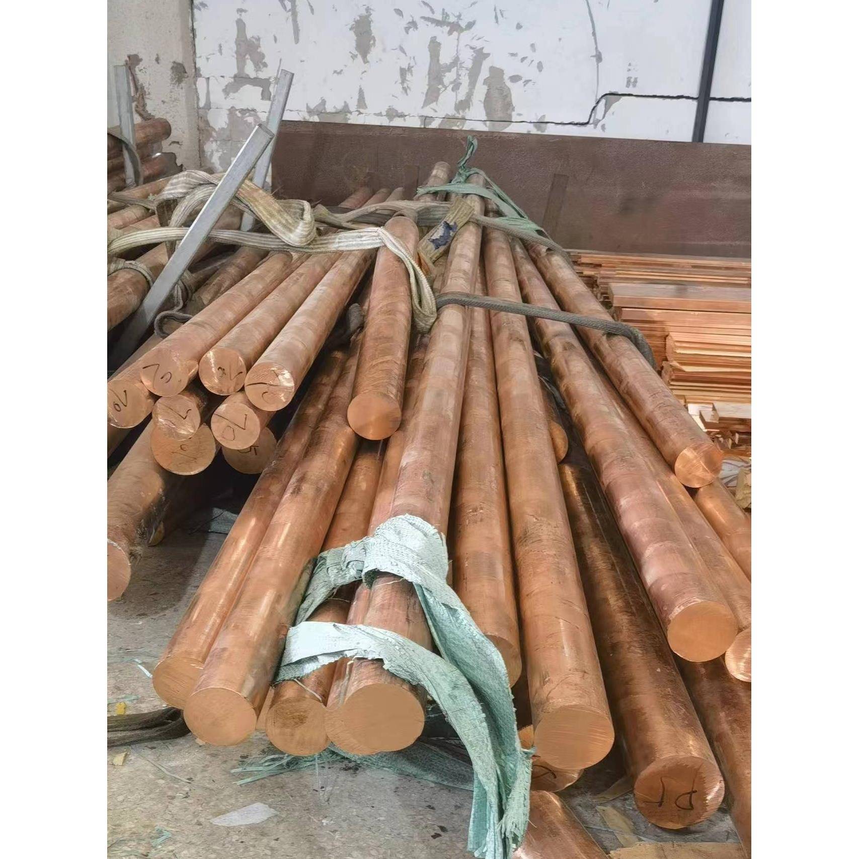 T2紫铜棒铬锆铜棒实心圆棒纯铜棒16/25/30/35/40/50/60/80/100mm