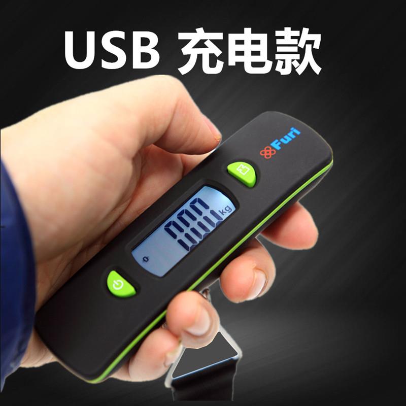 旅行便携手提秤电子勾称电子秤50kg高精度行李称家用钓鱼充电小秤