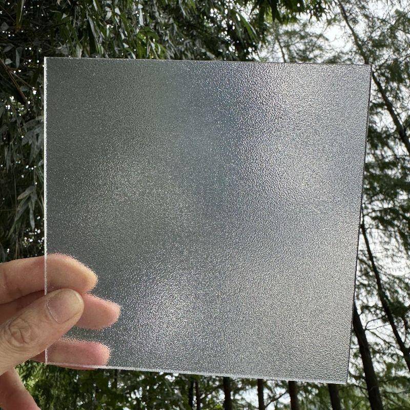 单面磨砂半透明亚克力板定制有机玻璃板加工透光塑料板门窗遮挡板