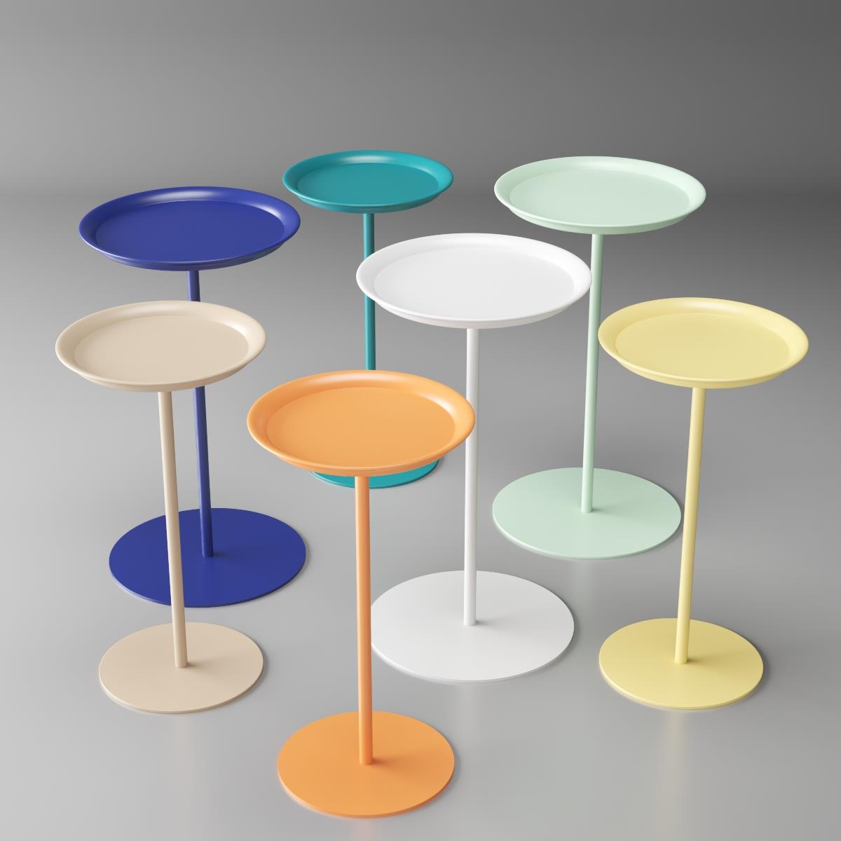 丹麦设计师边几ins小圆桌茶几小户型沙发边桌迷你网红咖啡桌角几