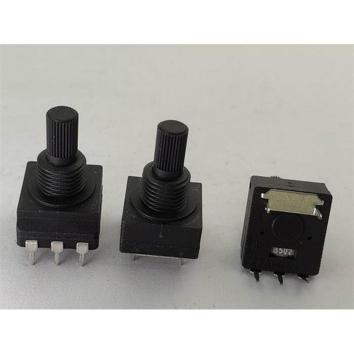 电焊机电位器 PC1601 1K B22K5.6K 100K 220K470K 黑色细花轴18MM