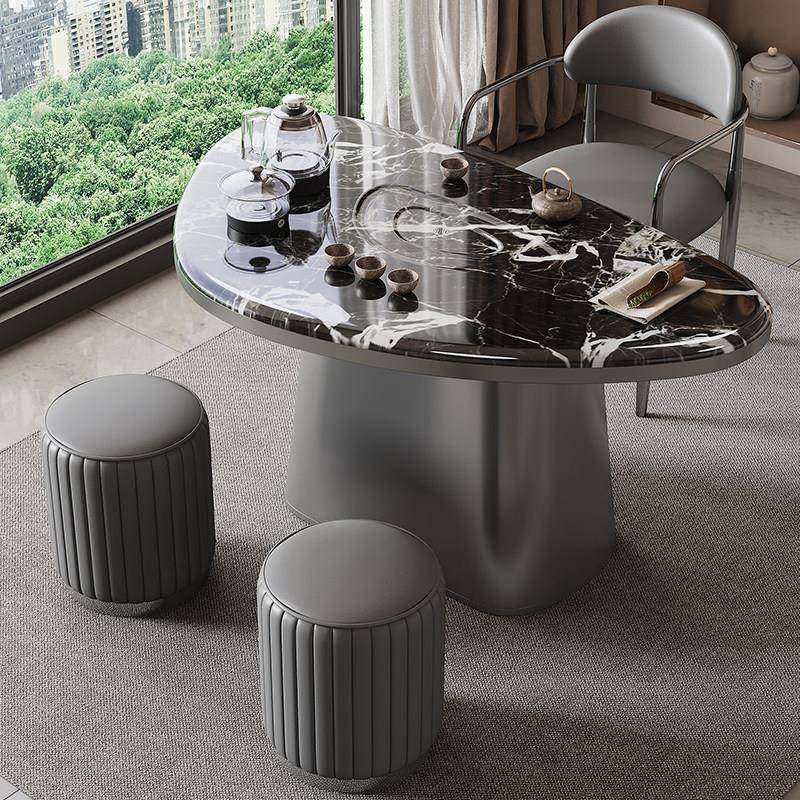 阳台岩板茶桌椅组合家用超微晶石功夫泡茶桌烧水壶一体轻奢小茶台,住宅家具,家用茶台/茶桌,淘宝优惠券,粉丝福利购,淘宝优惠卷