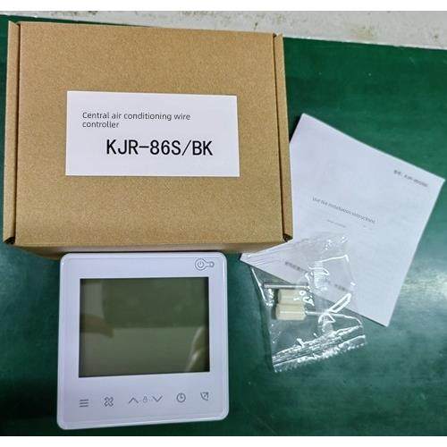 适用于美的中央空调线控kkr - 86s /Bk双核手控控制面板Ef特白
