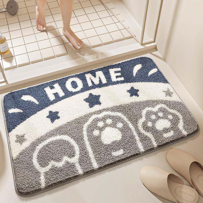 大江化妆室地垫卡通吸水门口垫子家用脚垫地毯厕所门垫浴室防滑垫