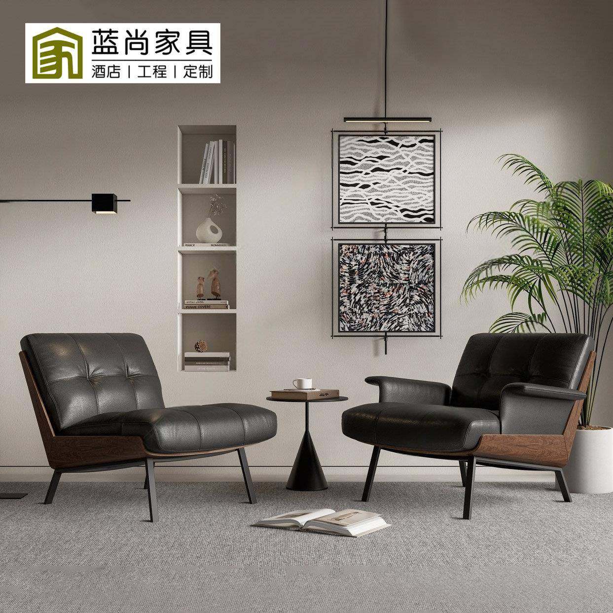 现代轻奢单人沙发椅酒店客房休息区休闲椅售楼处接待洽谈单人沙发,住宅家具,沙发椅,淘宝优惠券,粉丝福利购,淘宝优惠卷