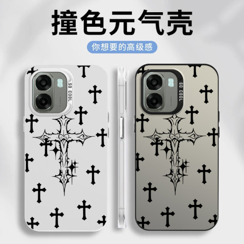 适用于OPPOA6m手机壳新款PLT140全包防摔十字架保护套OPPOA6M小众潮流男女款oppoa6m高级感元气壳ins风的外壳