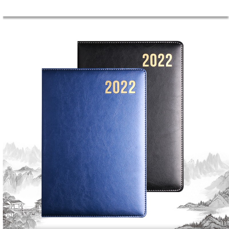2022日程g本商务办公效率手册大号计划本B5笔记本子文具定制记事