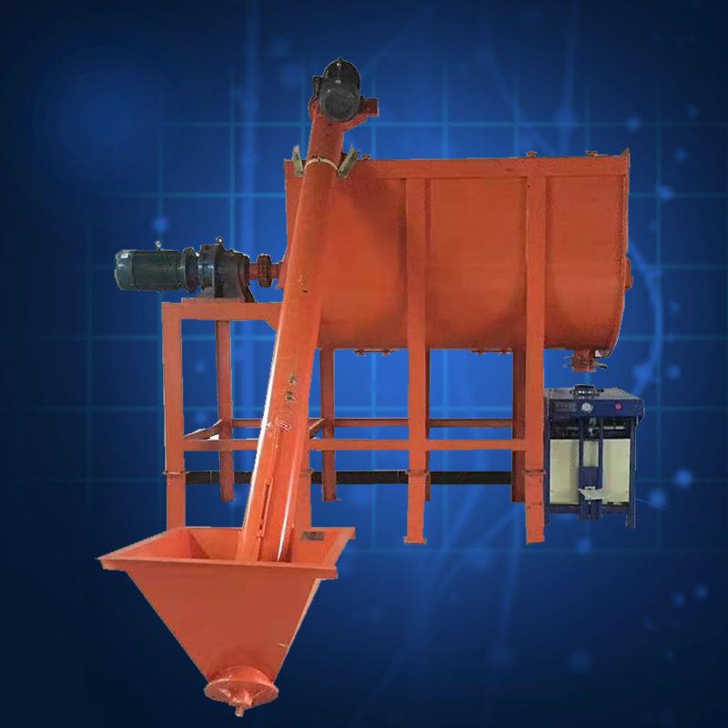 好清理 1000型干粉搅拌机 卧式多功能砂浆搅拌机 电动螺带搅拌机