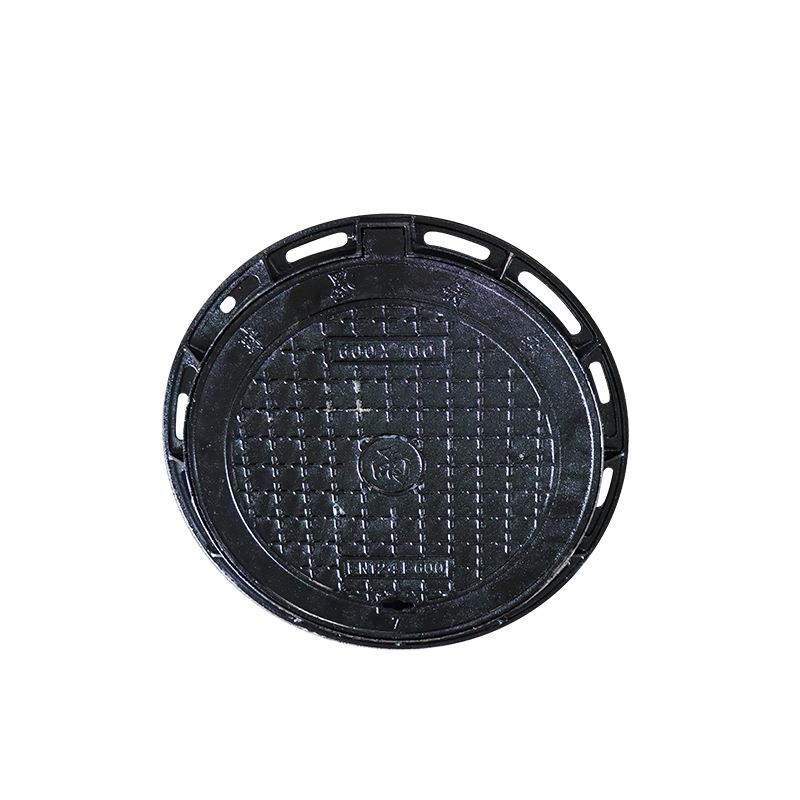 球墨铸铁圆井盖铸铁雨水井盖市政圆形井盖电力检查用铸铁井盖