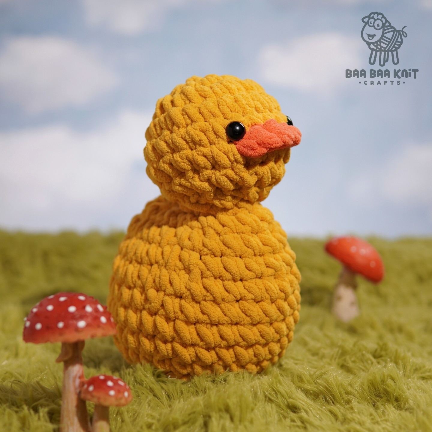 成品BaaBaaKnit小鸭子玩偶可爱小黄鸭柯尔鸭毛绒玩具手工钩织娃娃,玩具/童车/益智/积木/模型,毛绒/玩偶/公仔/布艺类玩具,淘宝优惠券,粉丝福利购,淘宝优惠卷