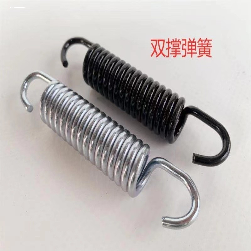 电动车踏板车中边侧撑弹簧摩托车后支架脚撑脚踏支撑弹簧大撑拉簧