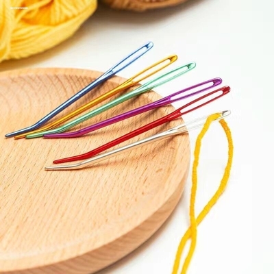 大号钝头针大眼针手缝针弯头针毛衣缝合针手工diy编织工具配件