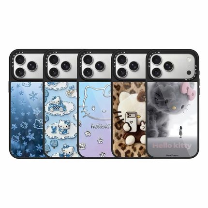 17系列晶釉幻想KT猫手机壳新款苹果17ProMax适用于iPhone16Pro可爱卡通15Plus少女14防摔保护套13硬壳12