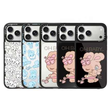 黑皮顽皮兔系列手机壳苹果17ProMax适用iPhone16Pro可爱卡通顽皮猫15Plus少女爆款14防摔保护套13硬壳12