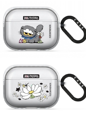 权志龙ZOA猫系列耳机保护套苹果 AirPods Pro 3适用于AirPods 4可爱卡通Airpods 3透明耳机保护套AirPods软壳