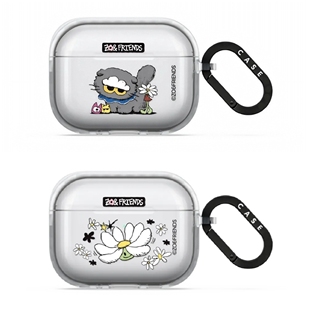 权志龙ZOA猫系列耳机保护套苹果 AirPods Pro 3适用于AirPods 4可爱卡通Airpods 3透明耳机保护套AirPods软壳