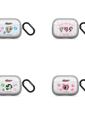 多巴胺小女警系列耳机保护套苹果 AirPods Pro 3适用AirPods 4可爱卡通Airpods 3透明耳机保护套AirPods软壳