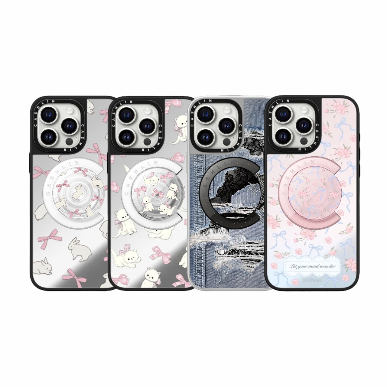 经典新搭配CASE手机壳苹果16适用iPhone15ProMaxC形磁吸气囊支架可爱卡通14Plus简约爆款13防摔保护套硬壳