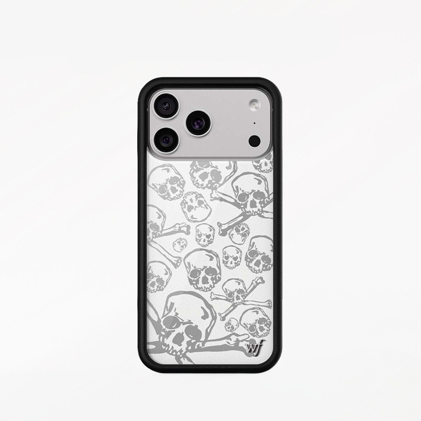 wf骷髅女孩手机壳Skull Girl恶魔女孩适用苹果iPhone17/16/15/Pro/Max硬壳全包硅胶防摔保护欧美个性时尚wf