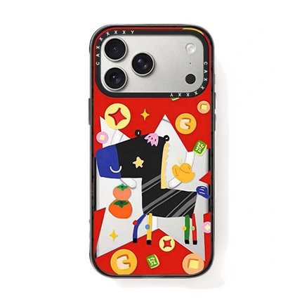 马上C位黑马手机壳苹果17ProMax适用iPhone16Pro马年春节可爱卡通15新年爆款14防摔保护套13硬壳12