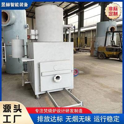 宠物无害化处理全自动焚烧炉直燃式废弃焚烧设备垃圾焚烧炉