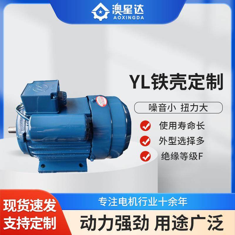 单相双值电容异步电动机风机配套设备配套马达YL-0.55W-4铁壳定,五金/工具,电动机,淘宝优惠券,粉丝福利购,淘宝优惠卷