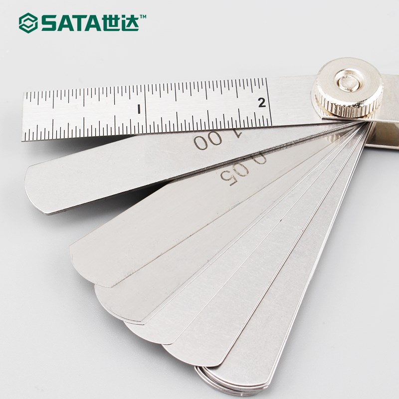 世达工具14d/16件不锈钢塞尺间隙尺厚薄规塞规0051mm09401/0940