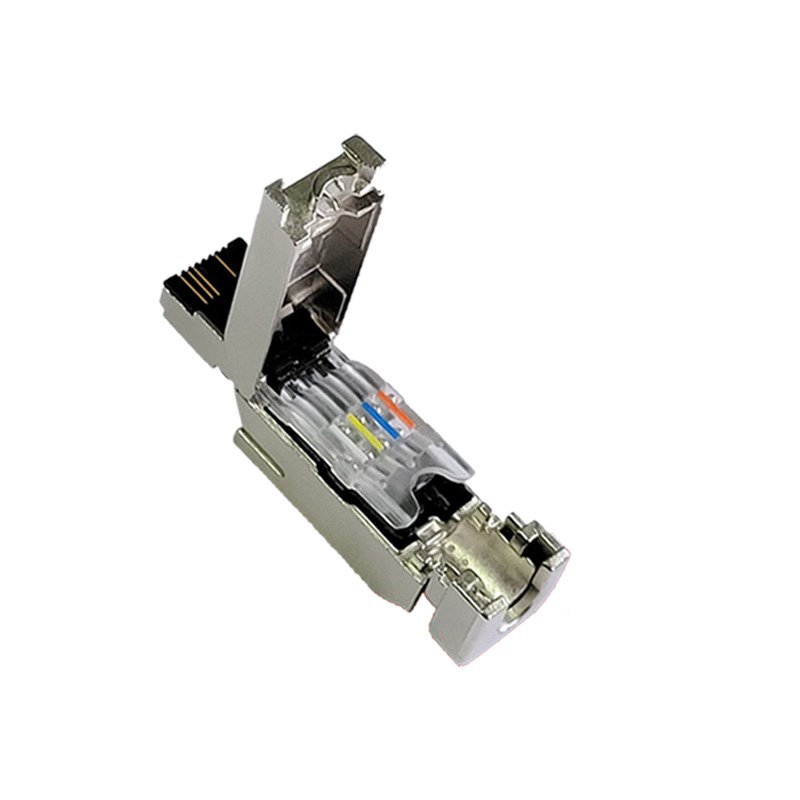 艾莫迅90c1-1bb10 用于西门子四芯网线工业级接头 rj45水晶头