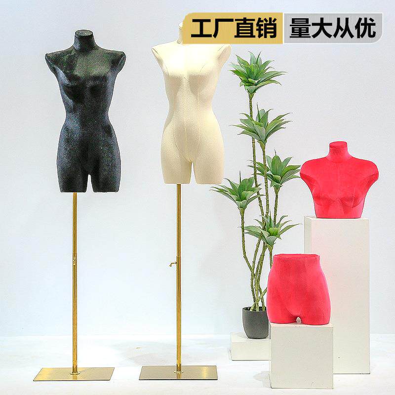 高档内衣店展示架假人体道具塑身衣内裤男女半身橱窗文胸模特架子