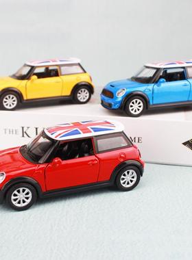 新款迷你合金老爷车模型金属工艺品 车内创意装饰品蛋糕汽车摆件