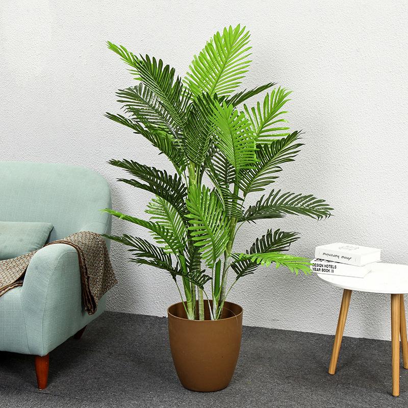 北欧风格仿真野葵散尾葵盆栽居家绿植仿真树客厅落地装饰大型塑料